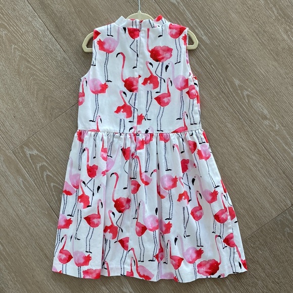 Florence Fancy flamingo design Dress! Size 4! Never worn - Picture 6 of 6